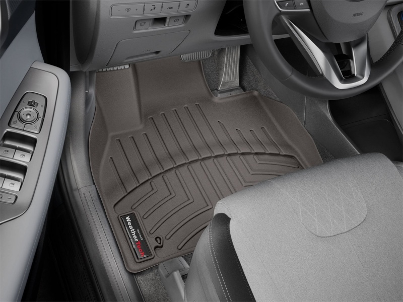 Hyundai Palisade FloorLiner - Front - WeatherTech - DigitalFit - Cocoa - `20-`27