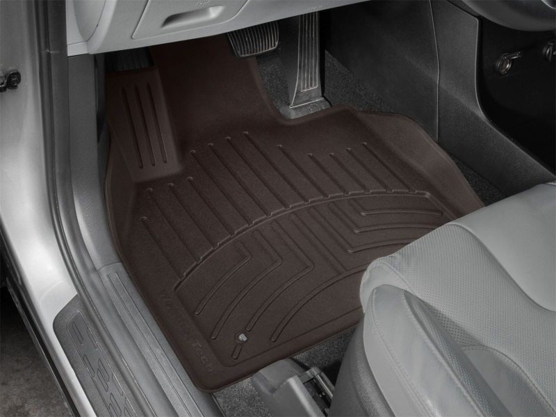 Hyundai Palisade Floor Mat Set - Front - WeatherTech - FloorLiner HP - Cocoa - `20-`27
