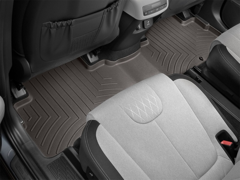 Hyundai Palisade FloorLiner - Rear - WeatherTech - DigitalFit - Cocoa - `20-`27
