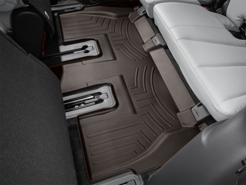 Hyundai Palisade FloorLiner - Rear - WeatherTech - DigitalFit - Cocoa - `20-`27