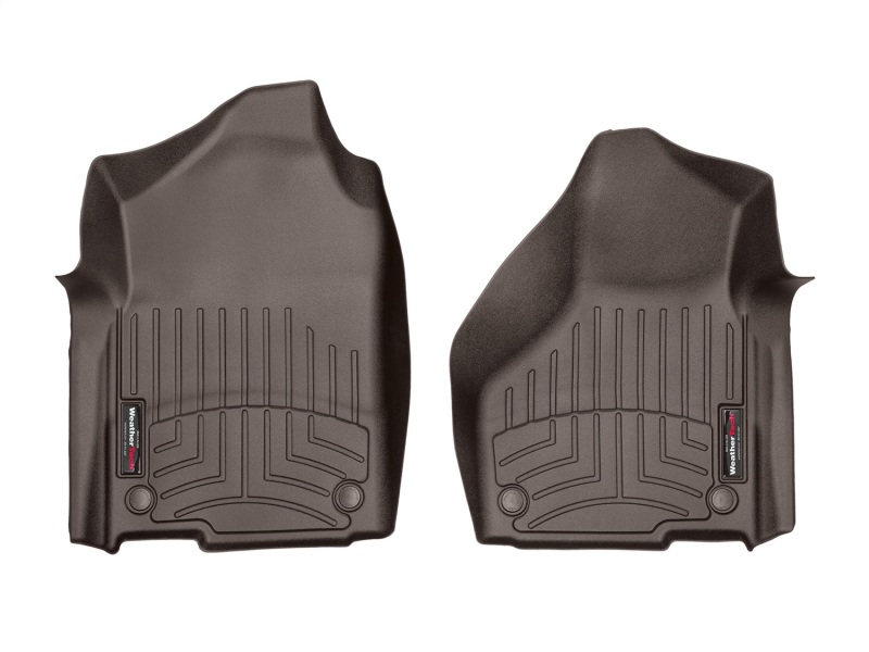 Dodge RAM 3500 FloorLiner - Front - WeatherTech - DigitalFit - Cocoa - `19-`27
