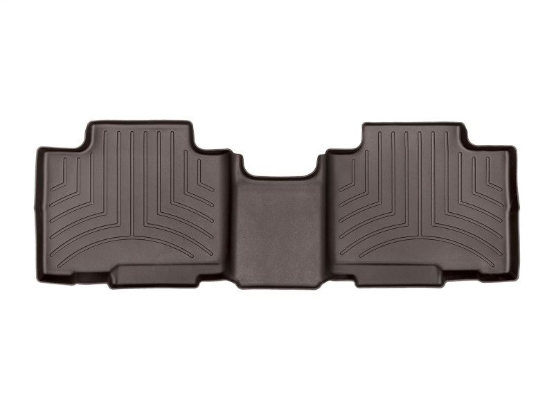 Toyota Highlander Hybrid Floor Mats - Rear - WeatherTech - DigitalFit - Cocoa - `20-`27