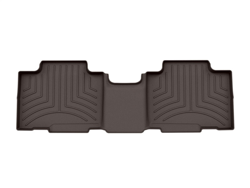 Toyota Highlander Hybrid Floor Mat - Rear - WeatherTech - FloorLiner HP - Cocoa - `20-`27