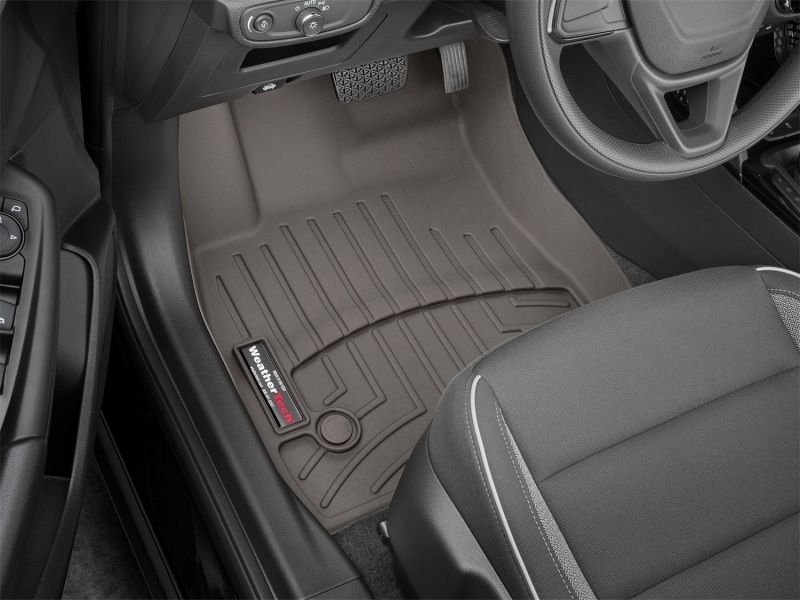 Chevrolet TrailBlazer FloorLiner - Front - WeatherTech - DigitalFit - Cocoa - `20-`24