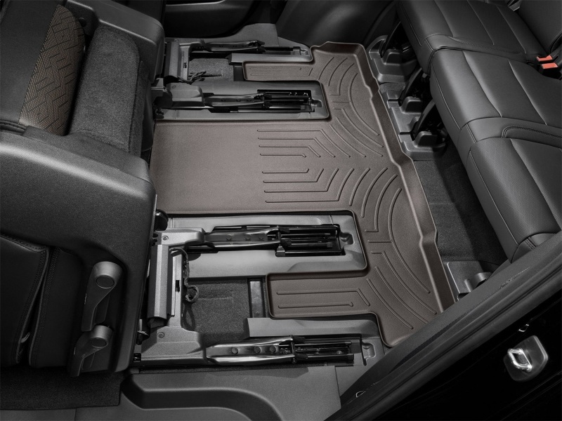 GMC Yukon Denali FloorLiner - Rear - WeatherTech - DigitalFit - Cocoa - `21-`27