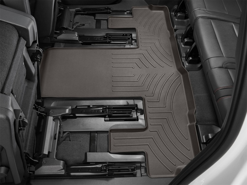 Cadillac Escalade ESV FloorLiner - Rear - WeatherTech - DigitalFit - Cocoa - `21-`27