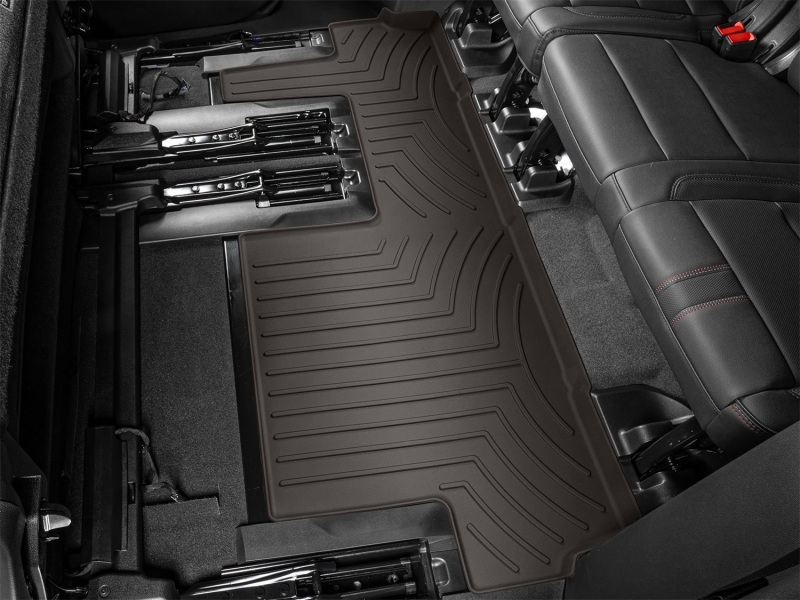 Chevrolet Suburban Floor Mat Set - Rear - WeatherTech - FloorLiner HP - Cocoa - `21-`27