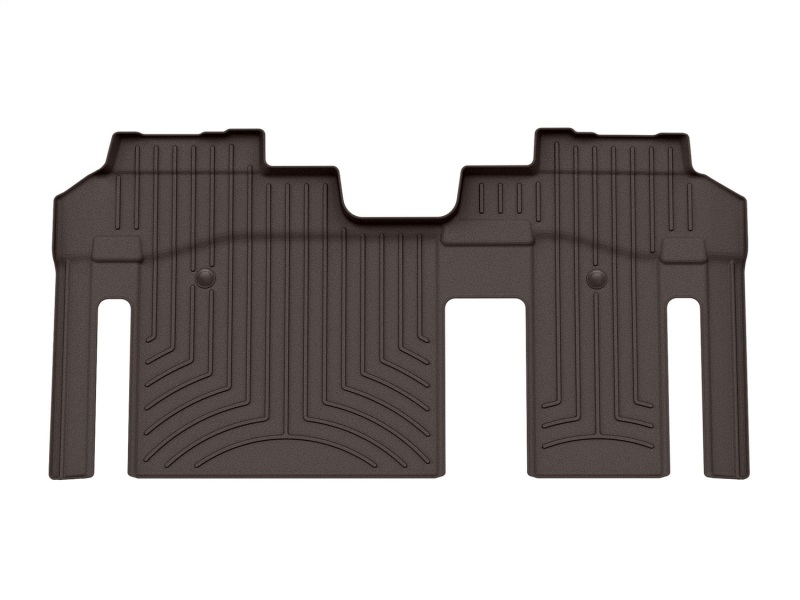 Toyota Sienna Floor Mats - Rear - WeatherTech - 3D FloorMat HP - Cocoa - `21-`27