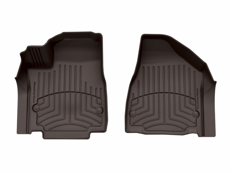 Chrysler Pacifica Floor Mat Set - Front - WeatherTech - FloorLiner HP - Cocoa - `21-`24