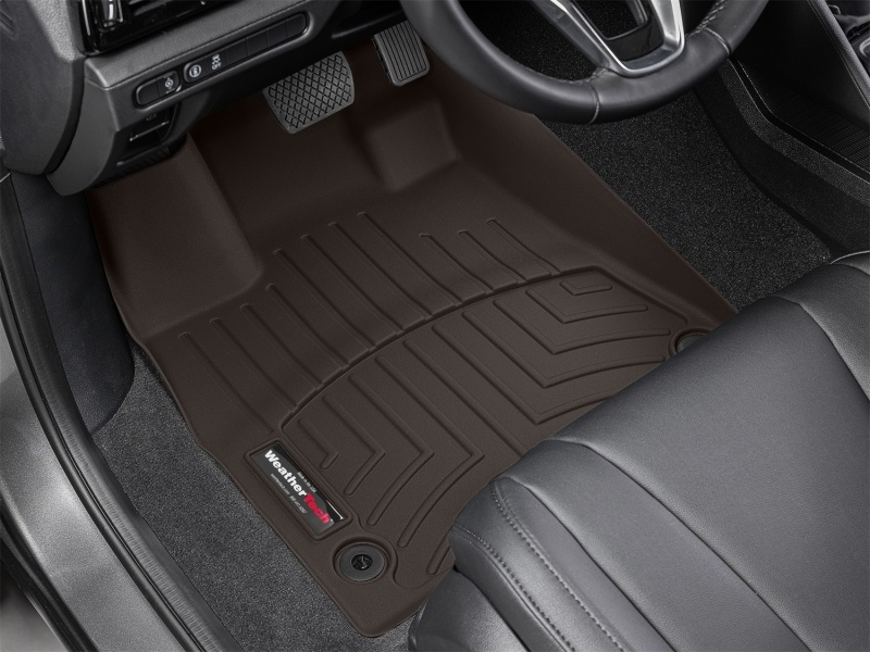 Acura MDX FloorLiner - Front - WeatherTech - DigitalFit - Cocoa - `22-`27