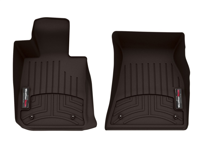BMW M4 Floor Mats - Front - WeatherTech - FloorLiner DigitalFit - Cocoa - `21-`27