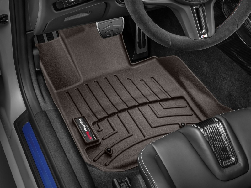 BMW 4 Series Floor Liners - Front - WeatherTech - FloorLiner DigitalFit - Cocoa - `21-`27