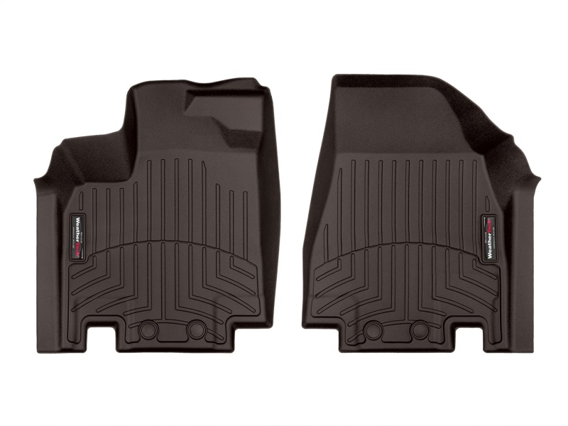 Nissan Pathfinder Floor Liner - Front - WeatherTech - FloorLiner DigitalFit - Cocoa - `22-`27