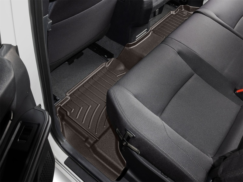 Toyota Corolla Cross Floor Mat Set - Rear - WeatherTech - FloorLiner HP - Cocoa - `22-`26