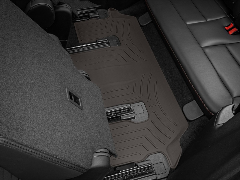 Ford Explorer ST Hybrid Floor Mat Set - Rear - WeatherTech - FloorLiner HP - Cocoa - `22-`23