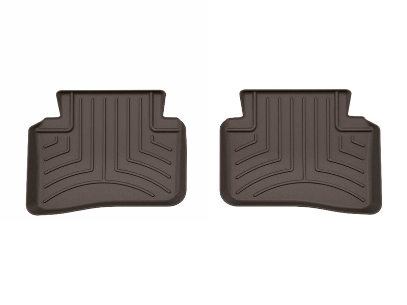 Mercedes-Benz C-Class Floor Mat Set - Rear - WeatherTech - FloorLiner HP - Cocoa - `22-`24
