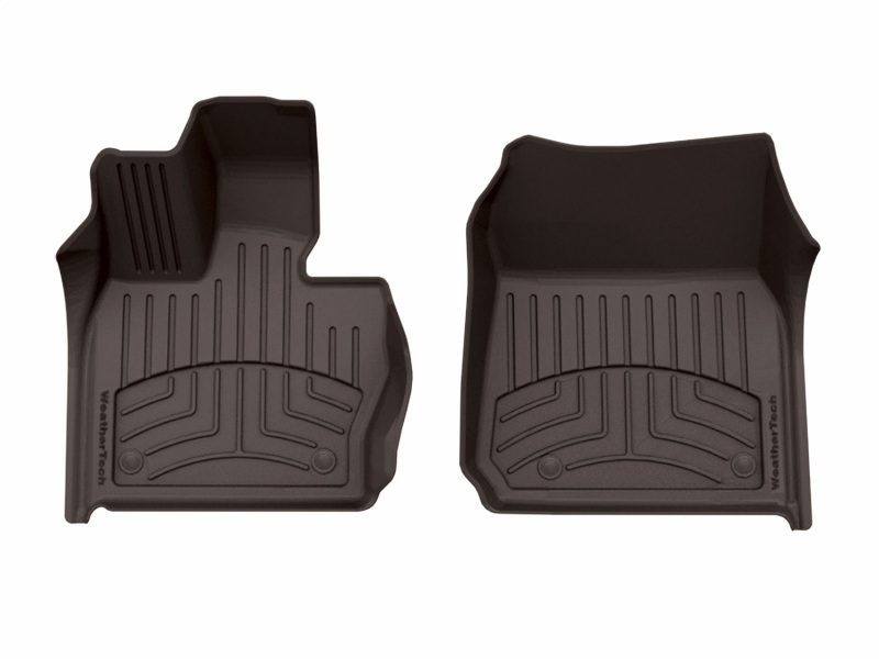 Land Rover Range Rover Sport Floor Mats - Front - WeatherTech - FloorLiner HP - Cocoa - `23-`25