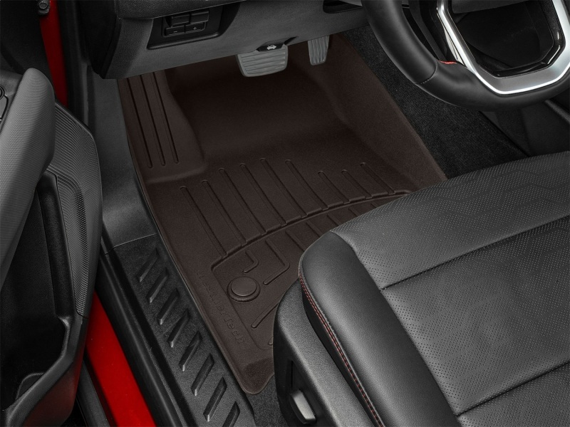 Chevrolet Colorado Floor Mat Set - Front - WeatherTech - HP - Cocoa - `23-`27