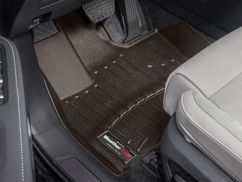 Lexus TX FloorLiner - Front - WeatherTech - DigitalFit - Cocoa - `24-`26