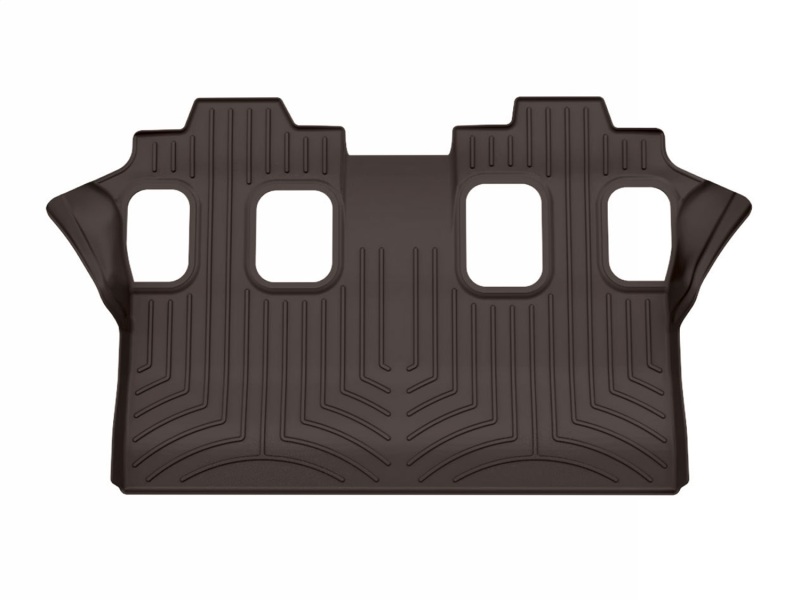 Lexus GX550 Floor Mat Set - Rear - WeatherTech - FloorLiner HP - Cocoa - 2024+