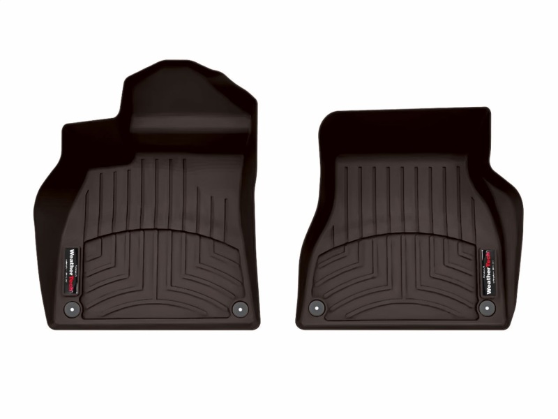 Porsche Macan FloorLiner - Front - WeatherTech - DigitalFit - Cocoa - `24-`25