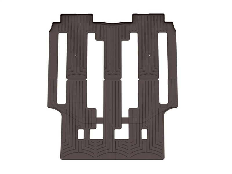 Kia Carnival Floor Mat Set - Rear - WeatherTech - FloorLiner HP - Cocoa - `25-`26