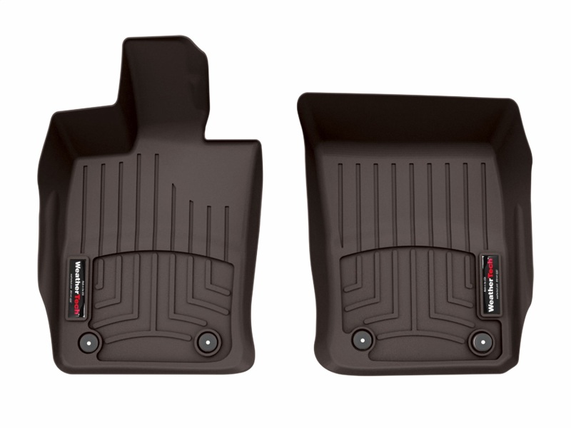 Porsche Panamera FloorLiner - Front - WeatherTech - DigitalFit - Cocoa - `24-`26