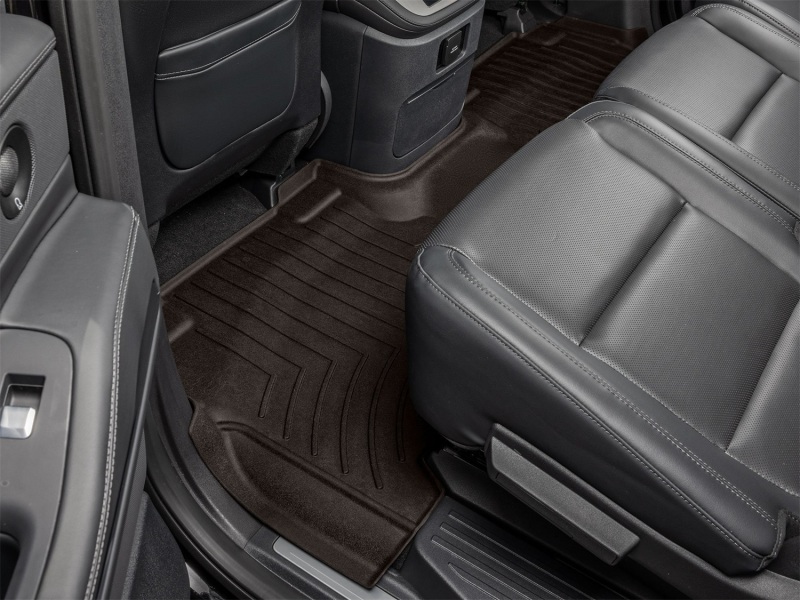 Lincoln Navigator Floor Mat Set - Rear - WeatherTech - FloorLiner HP - Cocoa - `25-`26