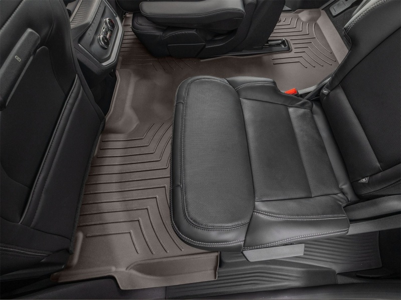 Ford Expedition Floor Mat Set - Rear - WeatherTech - FloorLiner HP - Cocoa - `25-`26