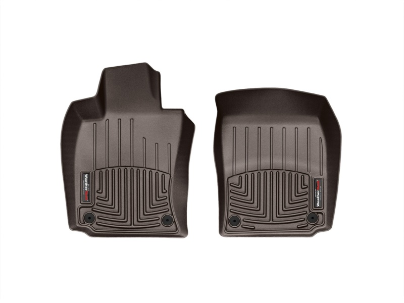 Porsche Panamera FloorLiner - Front - WeatherTech - DigitalFit - Cocoa - `10-`14