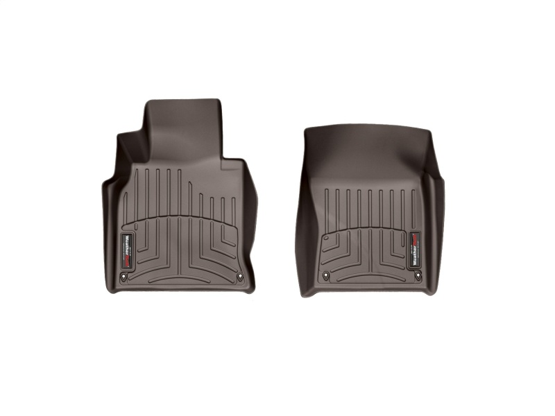 Infiniti M Floor Mats - Front - WeatherTech - FloorLiner DigitalFit - Cocoa - `11-`13