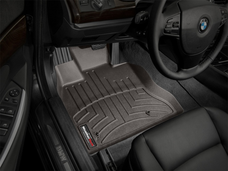BMW 5-Series GT Floor Mats - Front - WeatherTech - FloorLiner DigitalFit - Cocoa - `10-`16