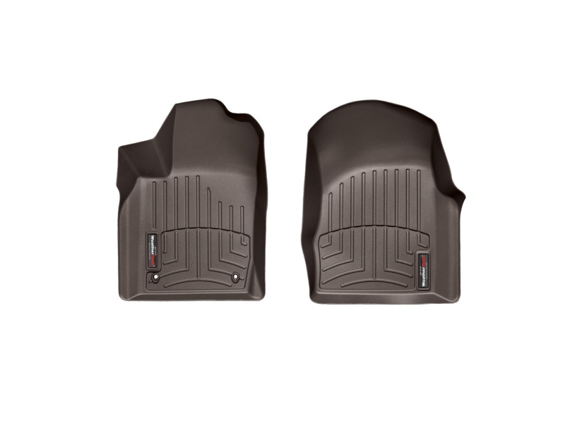Dodge Durango FloorLiner - Front - WeatherTech - DigitalFit - Cocoa - `11-`27