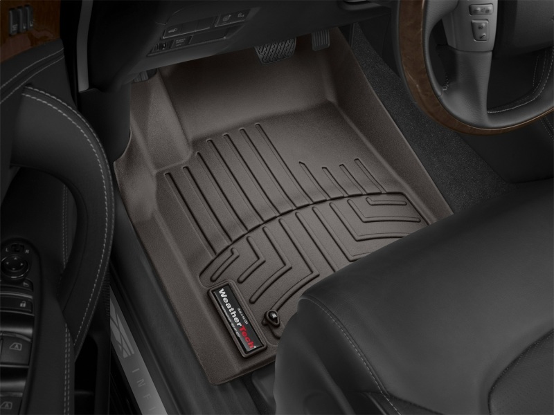 Infiniti QX56 FloorLiner - Front - WeatherTech - DigitalFit - Cocoa - `11-`13