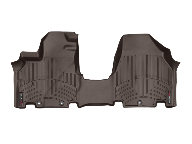 Honda Odyssey FloorLiner - Front - WeatherTech - DigitalFit - Cocoa - `11-`16