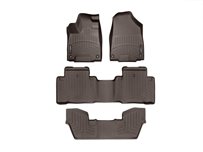 Land Rover LR4 Floor Liners - Front - WeatherTech - FloorLiner DigitalFit - Cocoa - `11-`27 Land Rover LR4 Floor Liners - Front - WeatherTech - FloorLiner DigitalFit - Cocoa - `11-`27
