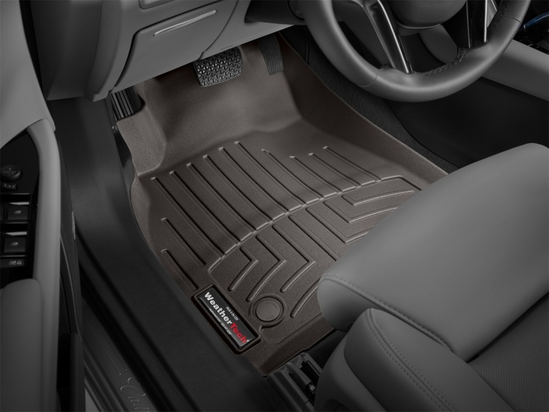 Cadillac XTS FloorLiner - Front - WeatherTech - DigitalFit - Cocoa - `13-`27
