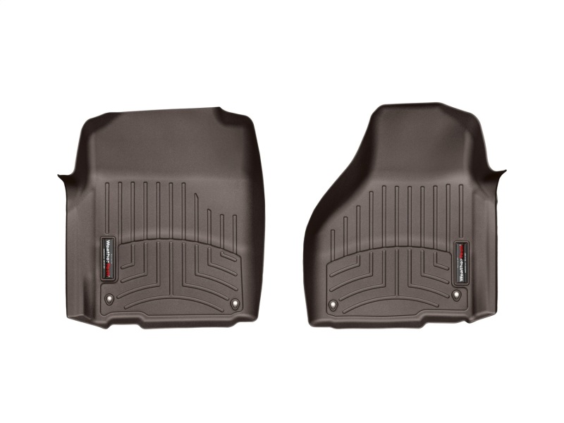 Dodge Ram FloorLiner - Front - WeatherTech - DigitalFit - Cocoa - `12-`13