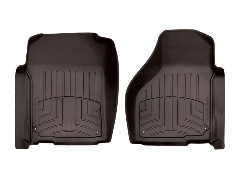 RAM 1500 Floor Mat Set - Front - WeatherTech - FloorLiner HP - Cocoa - `12-`27