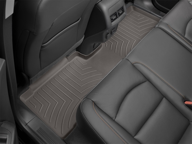 Land Rover Range Rover Floor Liners - Rear - WeatherTech - DigitalFit - Cocoa - `18-`27 Land Rover Range Rover Floor Liners - Rear - WeatherTech - DigitalFit - Cocoa - `18-`27