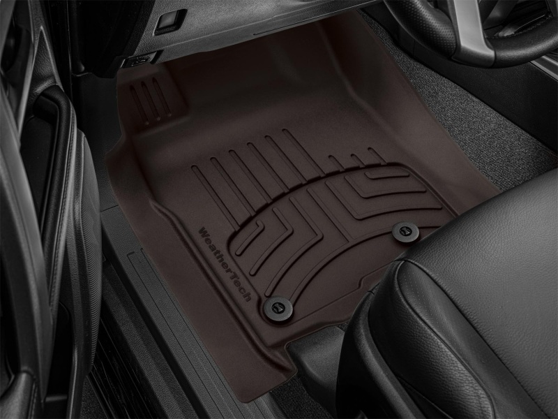 Toyota 4Runner Floor Mat Set - Front - WeatherTech - FloorLiner HP - Cocoa - `13-`27