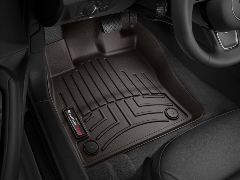 Volkswagen GTI FloorLiner - Front - WeatherTech - DigitalFit - Cocoa - `15-`27