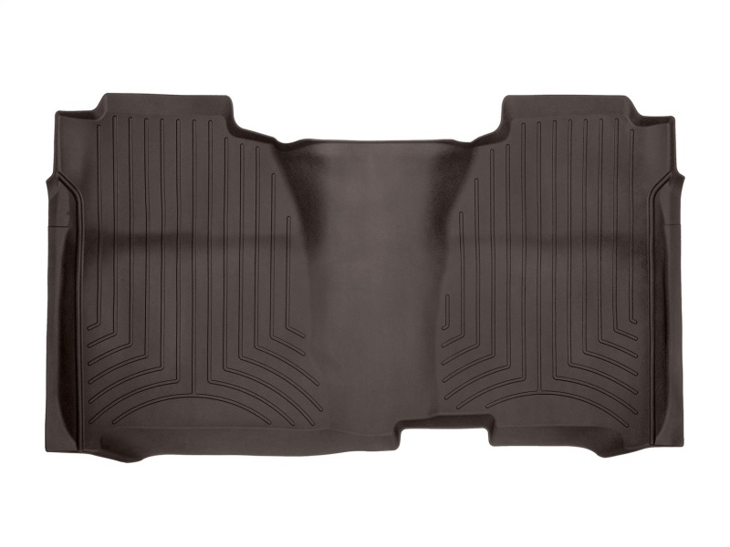 GMC 3500HD Floor Mat - Rear - WeatherTech - FloorLiner HP - Cocoa - `15-`19