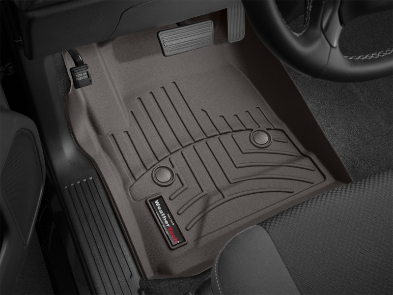 Chevrolet Silverado FloorLiner - Front - WeatherTech - DigitalFit - Cocoa - `14-`27