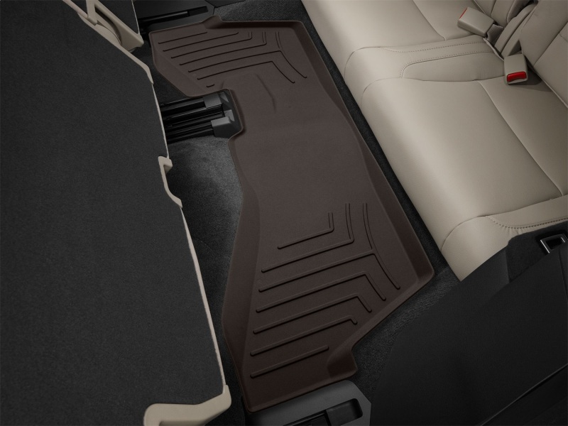 Acura MDX Floor Mats - Rear - WeatherTech - 3D FloorMat - Cocoa - `14-`16