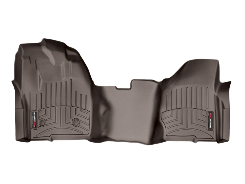 Ford F-250 FloorLiner - Front - WeatherTech - DigitalFit - Cocoa - `12-`16