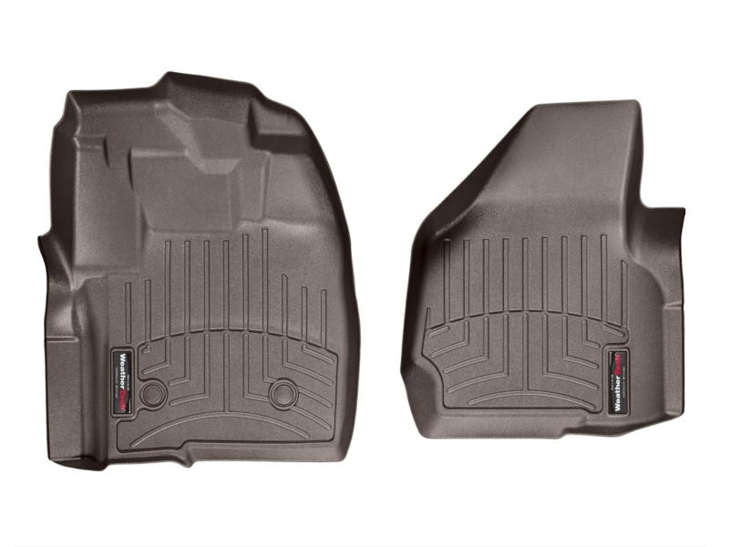 Ford F-450 FloorLiner - Front - WeatherTech - DigitalFit - Cocoa - `12-`16