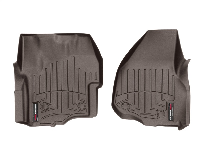 Ford F-550 FloorLiner - Front - WeatherTech - DigitalFit - Cocoa - `14-`15