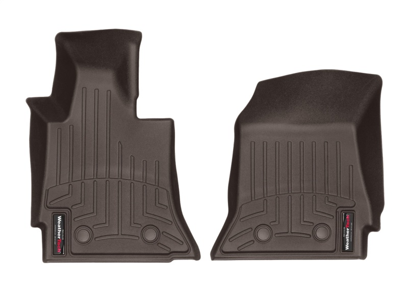 Chevrolet Corvette FloorLiner - Front - WeatherTech - DigitalFit - Cocoa - `14-`27