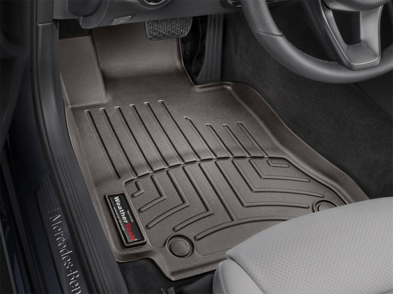 Mercedes-Benz C-Class FloorLiner - Front - WeatherTech - DigitalFit - Cocoa - `15-`27